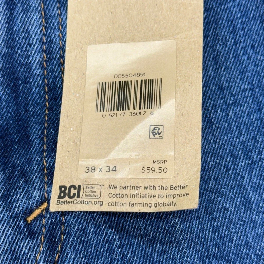 Levi's 550 Relaxed Fit Jeans Mens 38x34 Blue Medium Wash Tapered Leg NWT